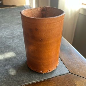 Leather koozie
